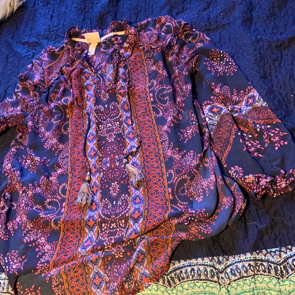 cute patterned blouse